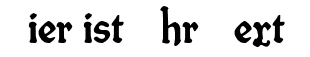 Ihre Vorschau von der Schriftart fin fraktur