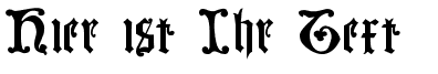 Ihre Vorschau von der Schriftart German Blackletters