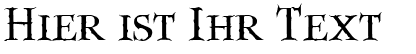 Ihre Vorschau von der Schriftart Valdemar