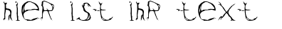 Ihre Vorschau von der Schriftart Valium
