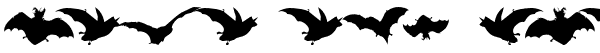 Ihre Vorschau von der Schriftart Vampyr bats