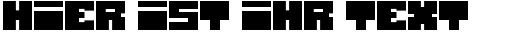 Ihre Vorschau von der Schriftart Blokhed