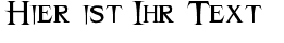 Ihre Vorschau von der Schriftart Van Helsing