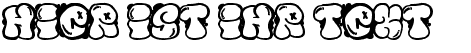 Ihre Vorschau von der Schriftart El&Font Bubble