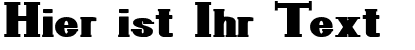 Ihre Vorschau von der Schriftart Geometric Serif