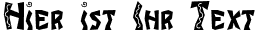 Ihre Vorschau von der Schriftart JI Burrito