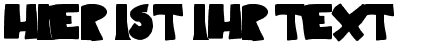 Ihre Vorschau von der Schriftart Limp Noodle