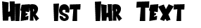 Ihre Vorschau von der Schriftart Saiyan Sans