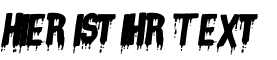 Ihre Vorschau von der Schriftart Vampyrish ABC