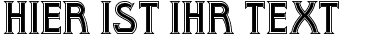 Ihre Vorschau von der Schriftart Conquistadorman NF