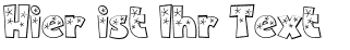 Ihre Vorschau von der Schriftart Twinkle