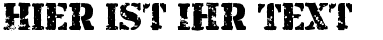 Ihre Vorschau von der Schriftart Armalite Rifle