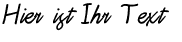 Ihre Vorschau von der Schriftart Daisy Script