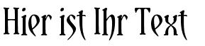 Ihre Vorschau von der Schriftart Yataghan