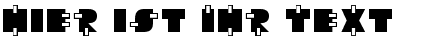 Ihre Vorschau von der Schriftart VH 1