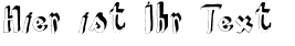 Ihre Vorschau von der Schriftart HVD Steinzeit