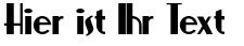 Ihre Vorschau von der Schriftart Nickerbocker