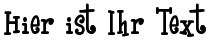 Ihre Vorschau von der Schriftart Boyz R Gross