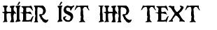 Ihre Vorschau von der Schriftart Living Dead Dolls
