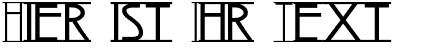 Ihre Vorschau von der Schriftart Avignon