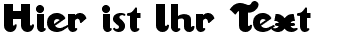 Ihre Vorschau von der Schriftart Walrus Gumbo