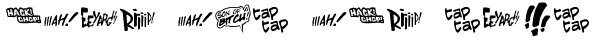 Ihre Vorschau von der Schriftart zartz!
