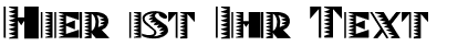 Ihre Vorschau von der Schriftart Bte Noir