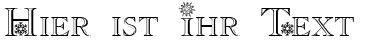 Ihre Vorschau von der Schriftart Christmas