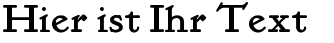 Ihre Vorschau von der Schriftart Kelmscott Roman