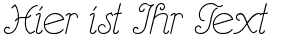 Ihre Vorschau von der Schriftart Rhumba Script