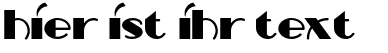 Ihre Vorschau von der Schriftart Nip and Tuck