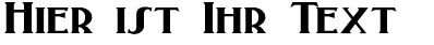 Ihre Vorschau von der Schriftart Laconick