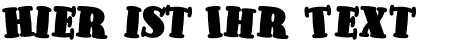 Ihre Vorschau von der Schriftart Pleasingly Plump
