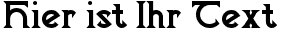 Ihre Vorschau von der Schriftart Vlaanderen Chiseled