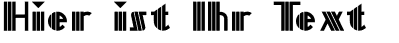 Ihre Vorschau von der Schriftart Titanick Display