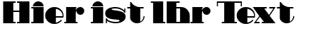 Ihre Vorschau von der Schriftart Heavy Tripp