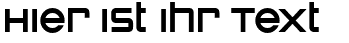 Ihre Vorschau von der Schriftart Zero Threes