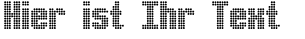 Ihre Vorschau von der Schriftart DS-Point