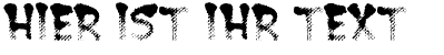 Ihre Vorschau von der Schriftart Burnt MF