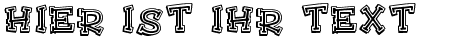 Ihre Vorschau von der Schriftart Hee Haw