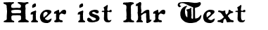 Ihre Vorschau von der Schriftart Primitive