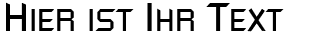 Ihre Vorschau von der Schriftart Futured