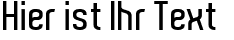 Ihre Vorschau von der Schriftart Aldo