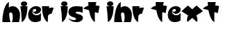 Ihre Vorschau von der Schriftart Slugfest