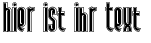 Ihre Vorschau von der Schriftart Andiron Outline