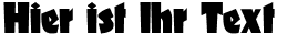 Ihre Vorschau von der Schriftart Materhorn