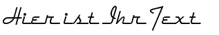 Ihre Vorschau von der Schriftart Dymaxion Script