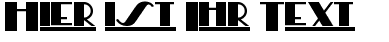 Ihre Vorschau von der Schriftart HeraldSquare
