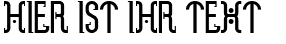 Ihre Vorschau von der Schriftart Metropolis