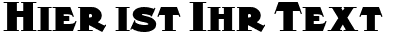 Ihre Vorschau von der Schriftart Midland Rail
